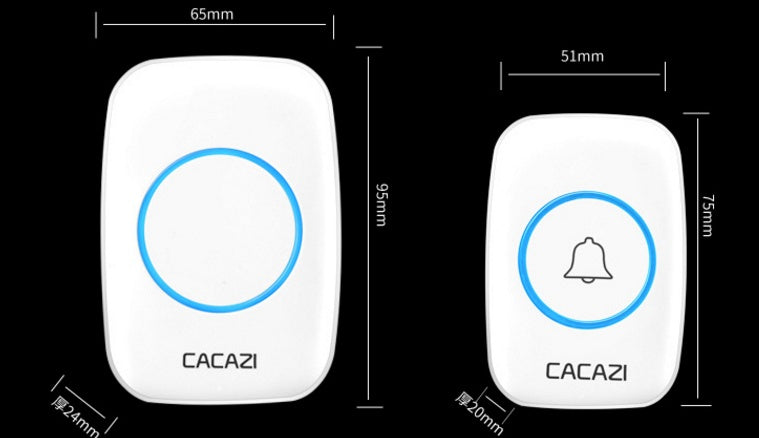 " "Wireless Doorbell – Une Sonnette Moderne pour un Accueil Pratique"