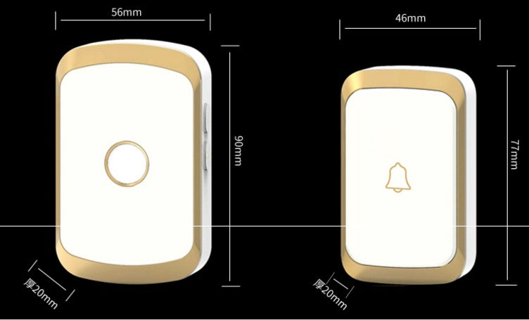 " "Wireless Doorbell – Une Sonnette Moderne pour un Accueil Pratique"